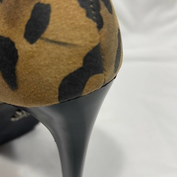 Simply Vera Wang Platform Stilettos Cheetah Print Size 7.5 - Picture 5 of 11
